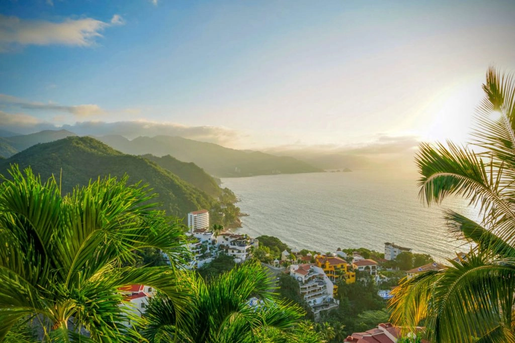 viewpoint overlooking puerto vallarta mexico