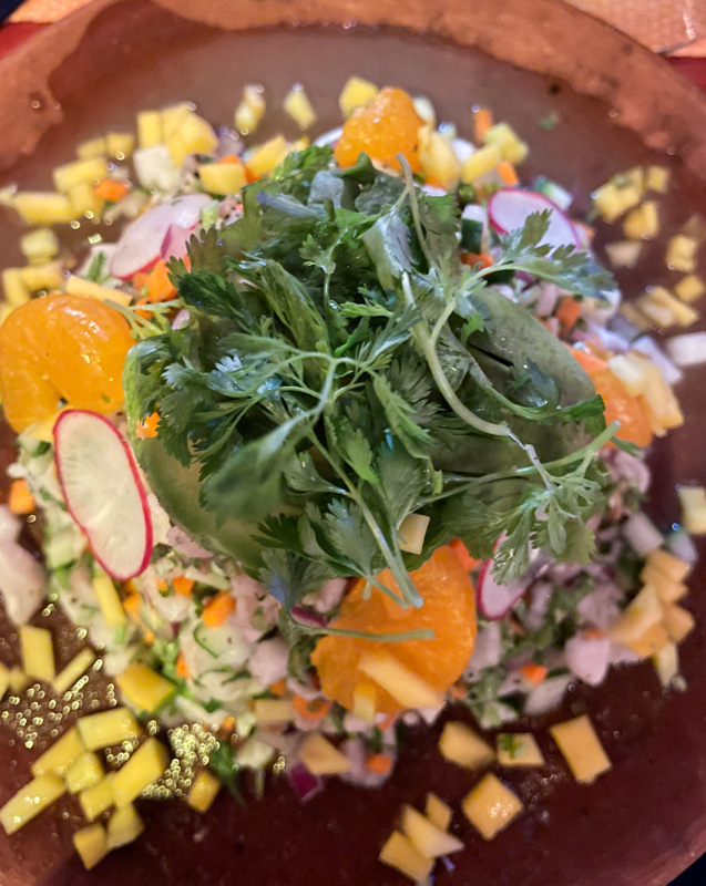 Ceviche from Le Merida