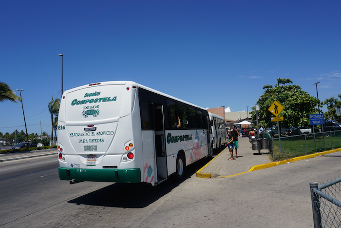 public bus in puerto vallarta