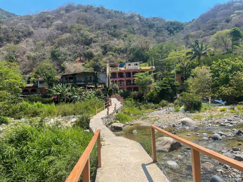 trail to mountains in boca de tomatlan mexico
