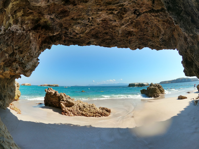 looking into Hidden Beach