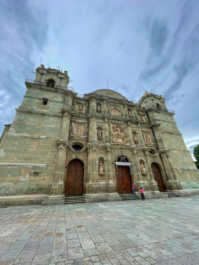 church in Oaxaca City mexico