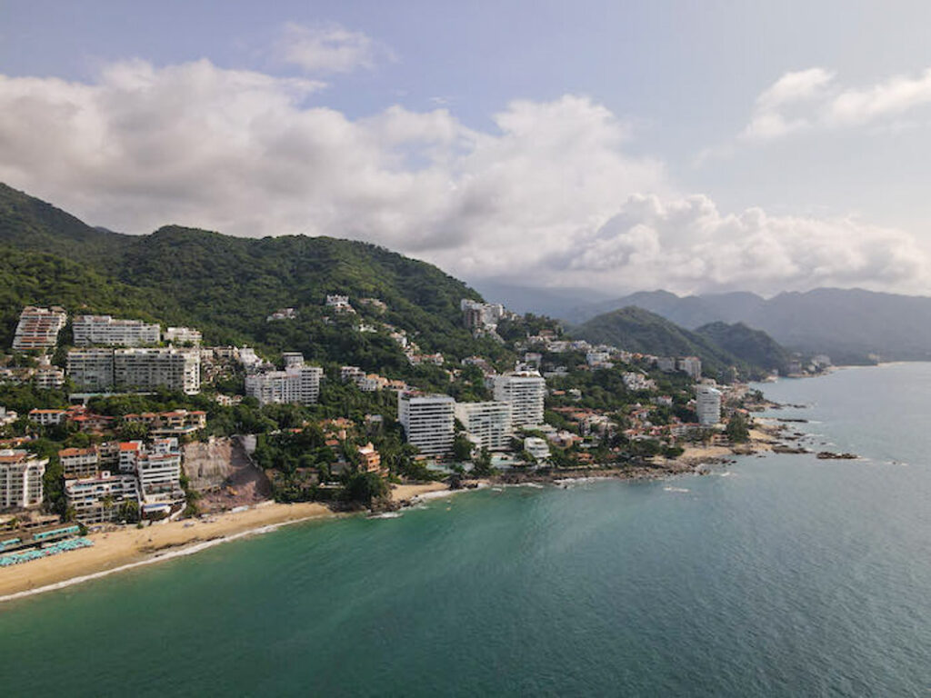 coastline in conchas china puerto vallarta