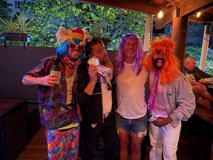four men dressed up in el sonador puerto vallarta