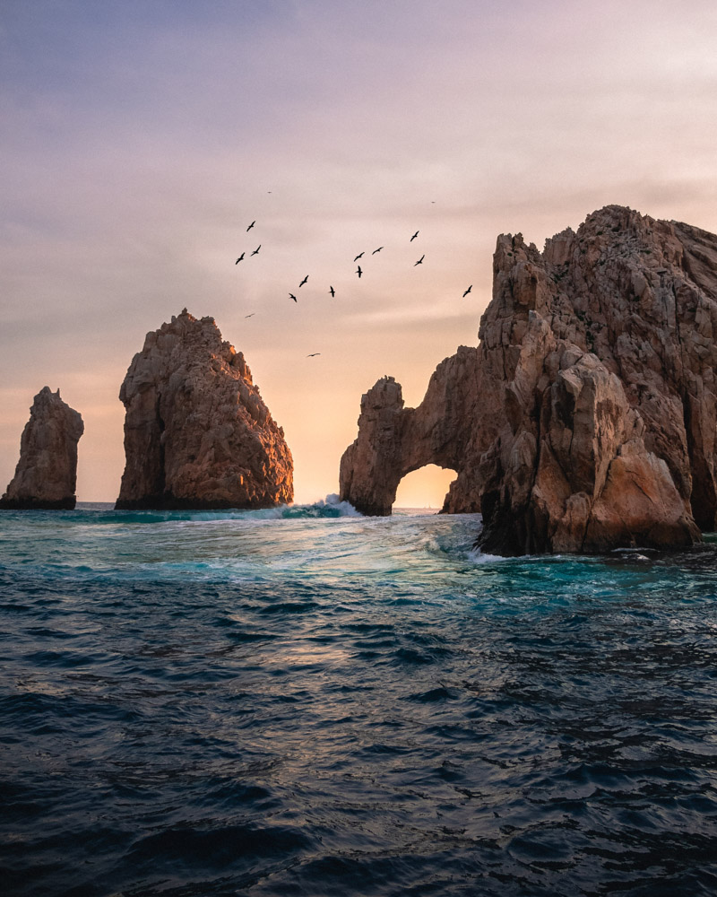 rock formations in cabo